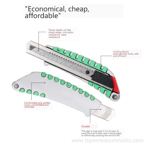 18mm Aluminum alloy coated utility knife